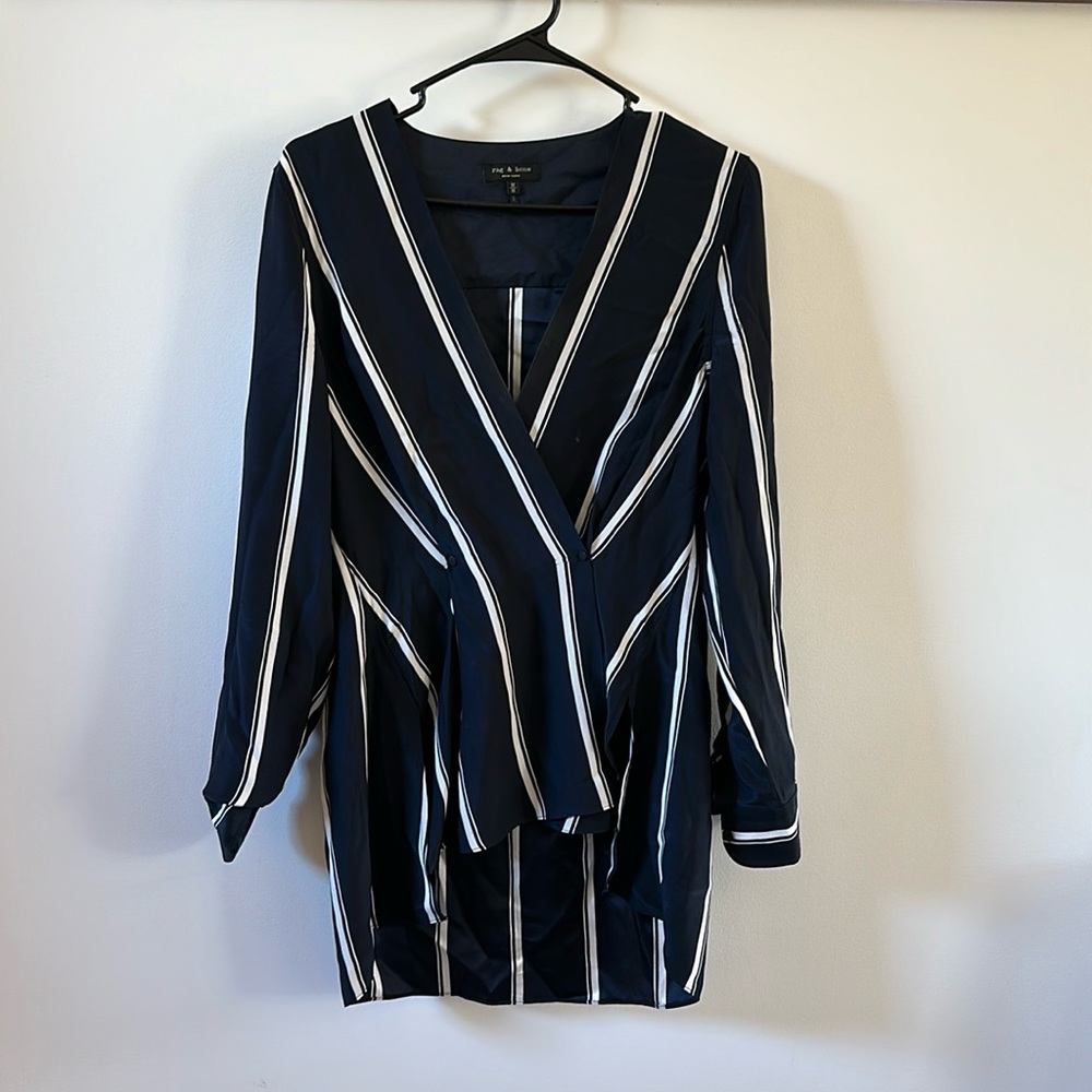 Rag and bone silk blouse
